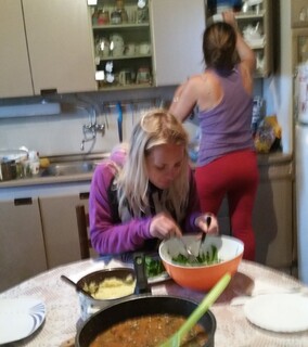 Dinner at home