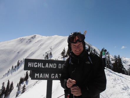 Perfect snow conditions to ski the bowl