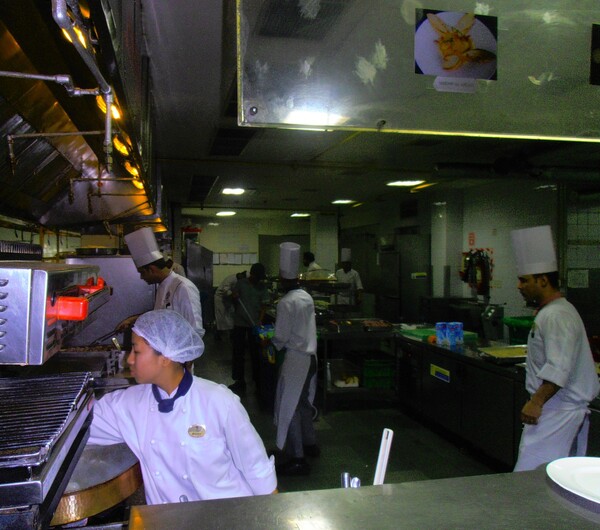 Imperial Hotel kitchen