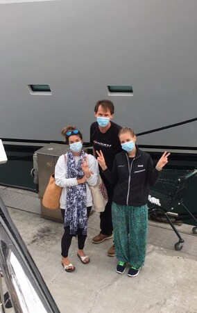Off the boat with Swine Flu