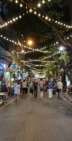 Old Quarter glitters at night