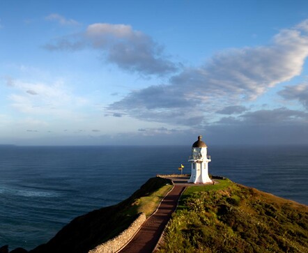 The very top of the North Island; Cape Reinga