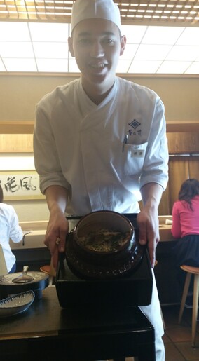 Rice with grilled Tai