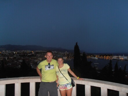 Marina and I in Split