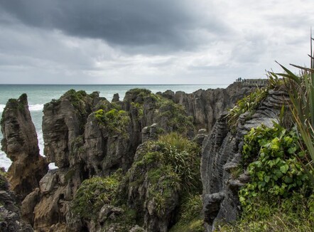 The Pancake Rocks in Punakaiki Westcoast