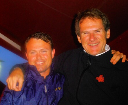 Celebrity chef and friend, Stephen Fostvedt and I