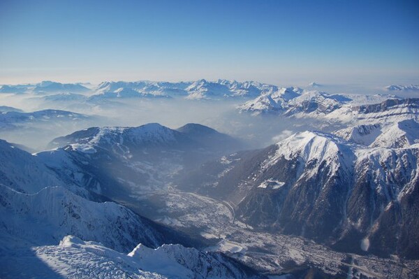 The stunning Chamonix valley