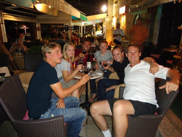 My memorable first night out with the crew