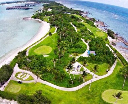 Maldive's only golf course