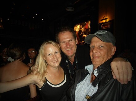 Phillipa, me and Claude (RIP)
