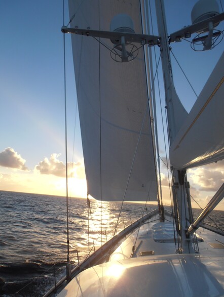 Sailing near Hvar