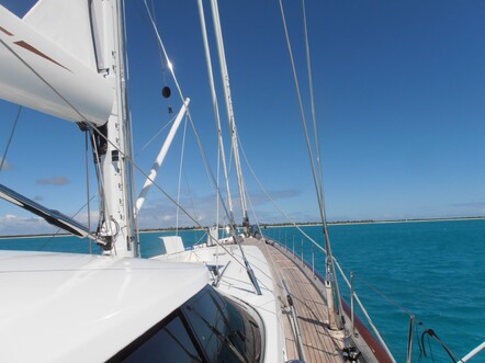 Off for our first tropical sail