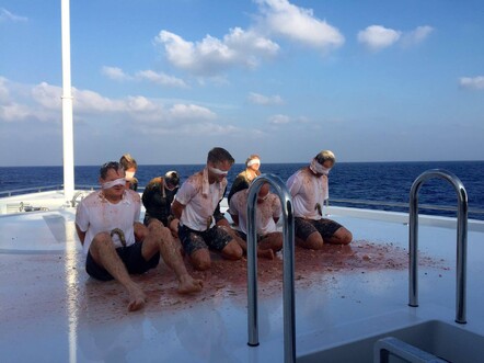 The equator crossing ceremony is a tradition every seafarer experiences once in his lifetime